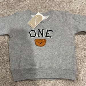 Gray Bear Graphic ONE Kids Sweatshirt